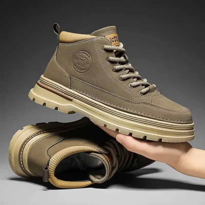 Golf Woman Casual Flats Shoes, women luxury sport sneakers, high-quality super cozy tennis twnis advanced sapateni seasonal, shown in a light brown, ankle-high, lace-up style.